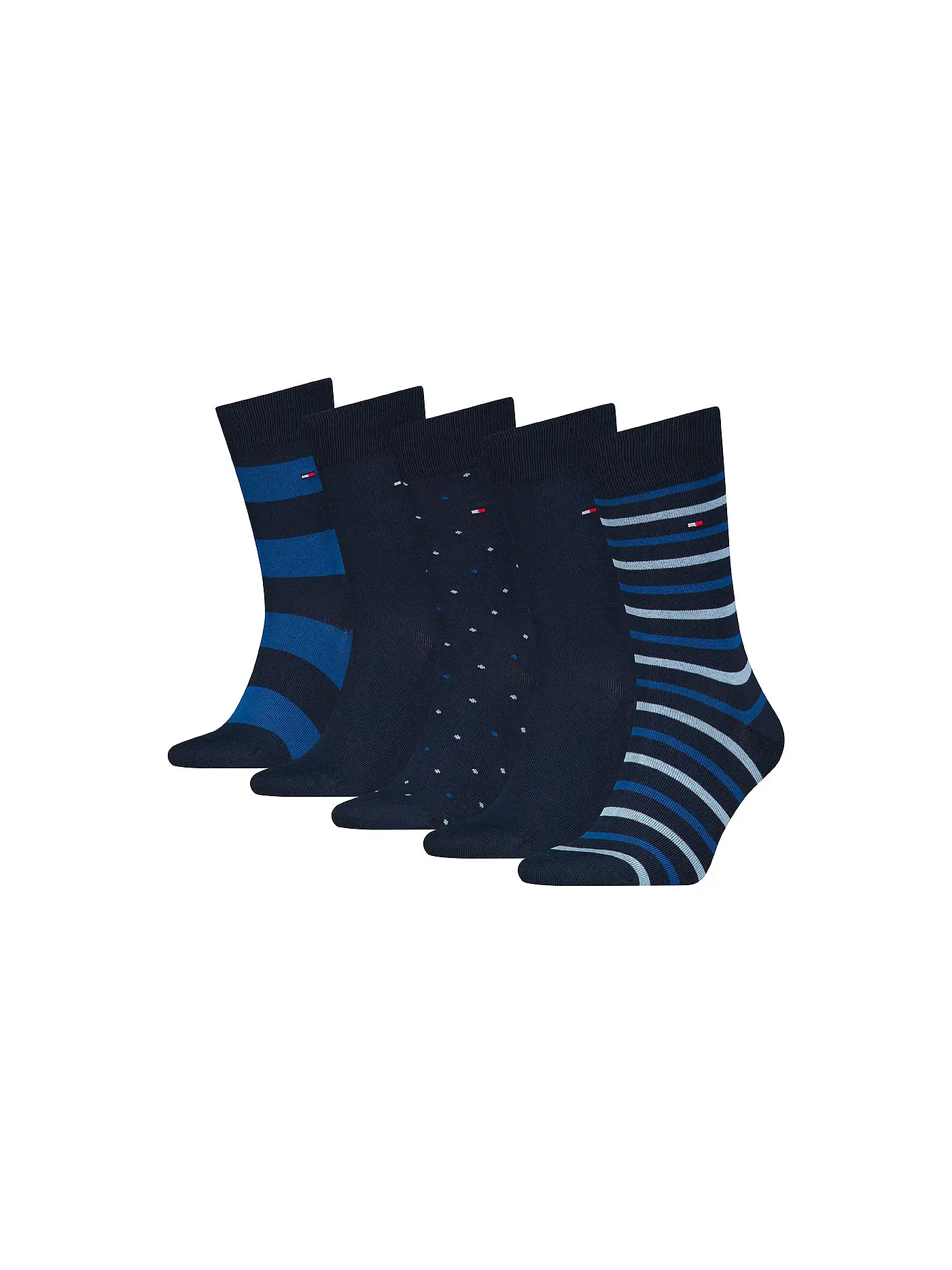 TOMMY HILFIGER | Socken Geschenkbox 5er Pkg. navy | 